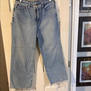 J. Crew Light Blue Slim Wide Leg Jeans